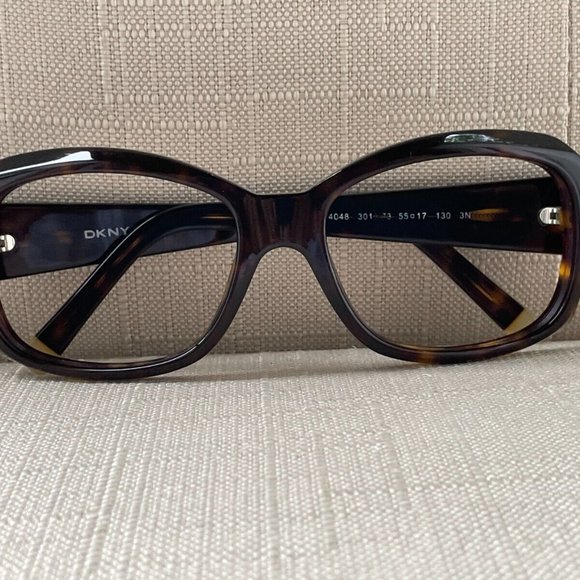Vintage DKNY Eyeglasses Frame Dark Brown Tortoise DY4048 55[]17 130 Glasses main image 10